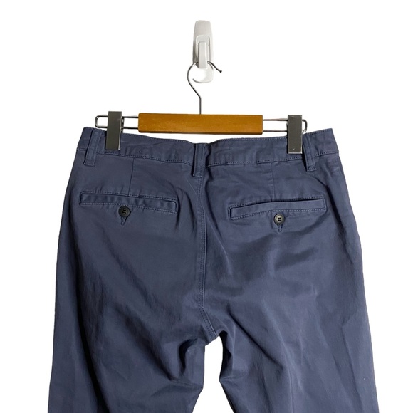 Topman Men’s Blue Button Fly Stretch Slim Chino Pants - Picture 7 of 8